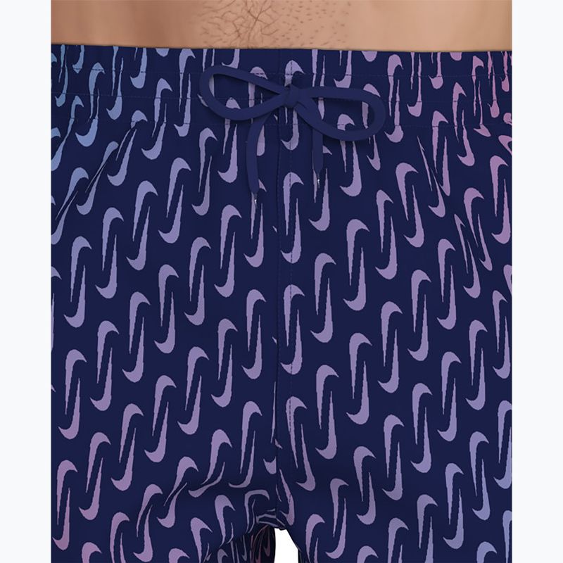 Herren-Badeshorts Nike Breaker Swoosh 5" Volley midnight navy 6