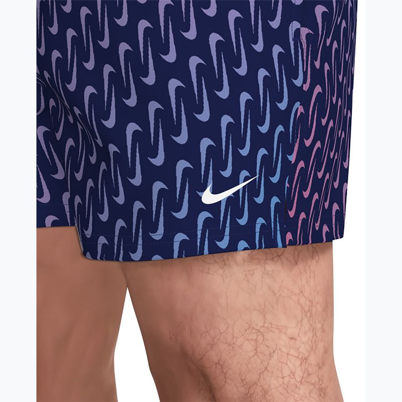 Herren-Badeshorts Nike Breaker Swoosh 5" Volley midnight navy 7