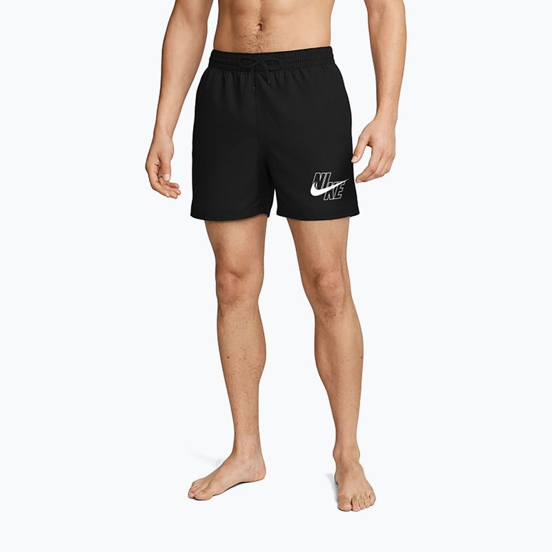 Herren-Badeshorts Nike Lap Logo 5" Volley black 5