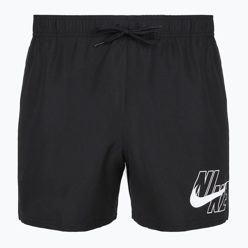 Herren-Badeshorts Nike Lap Logo 5" Volley black