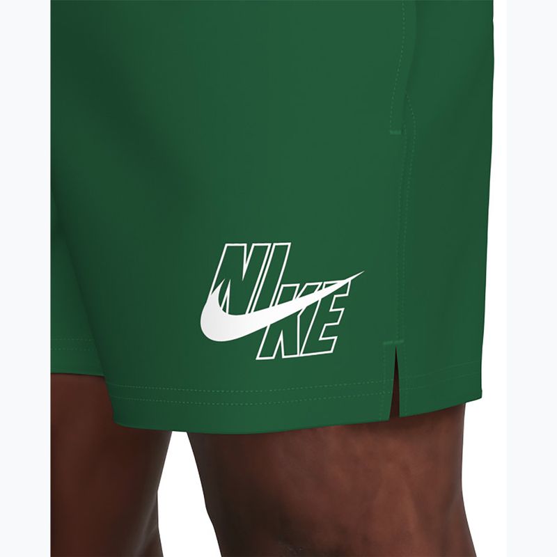 Herren-Badeshorts Nike Lap Logo 5" Volley malachite 7