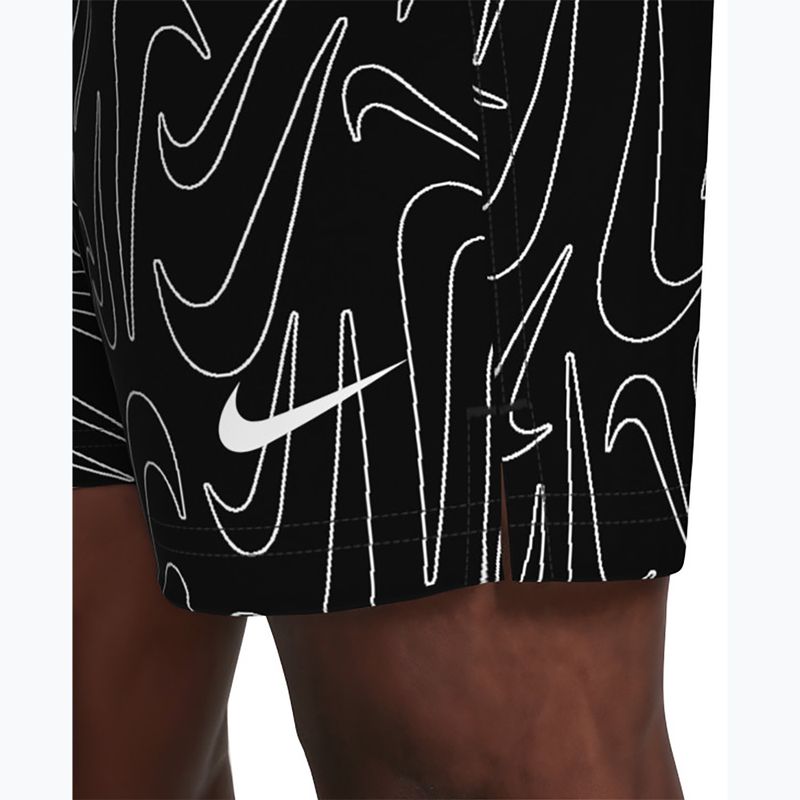 Herren-Badeshorts Nike Breaker Logofetti 5" Volley black 7