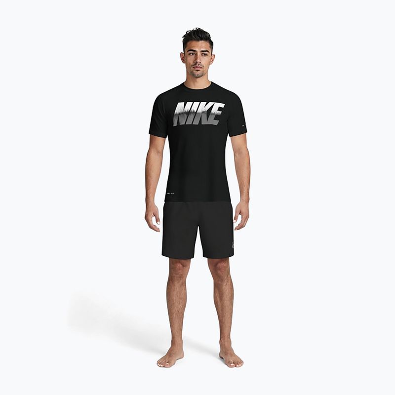 Herren T-Shirt Nike Hydroguard Ocean Merge black 2