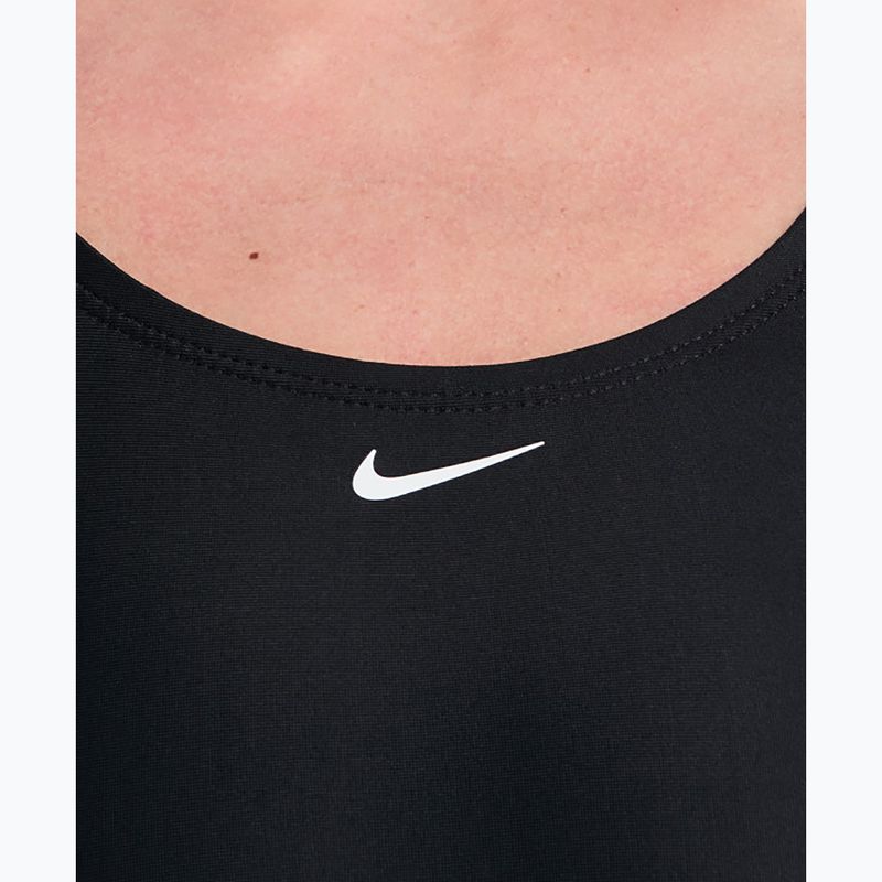 Damen Badeanzug Nike Logo Tape Fastback black 4