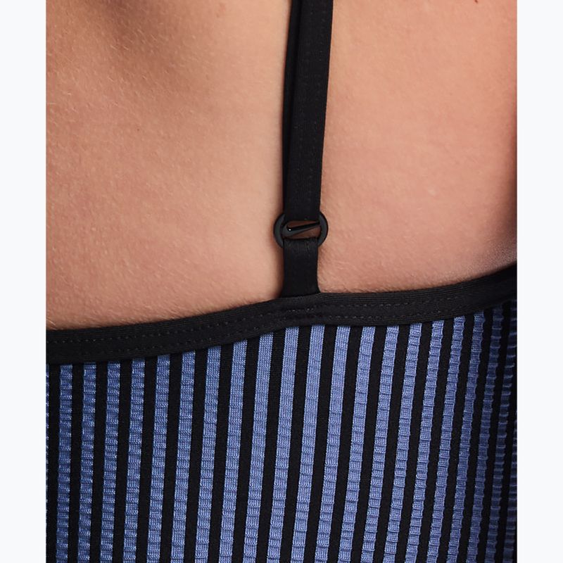 Damen Badeanzug Nike Ocean Bound Ripple Texture Square Neck slate 4