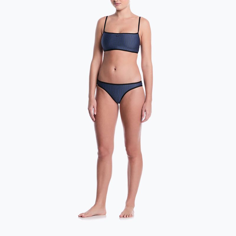 Oberteil des Badeanzugs Nike Ripple Texture Bralette Classic Bikini slate 2