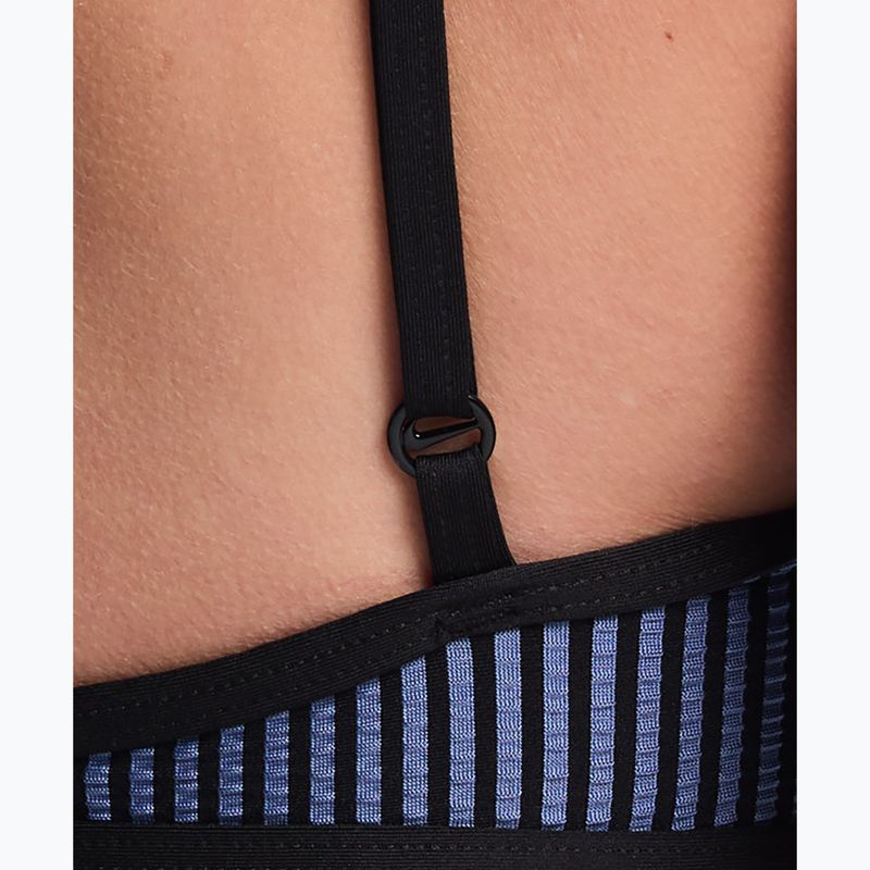 Oberteil des Badeanzugs Nike Ripple Texture Bralette Classic Bikini slate 5