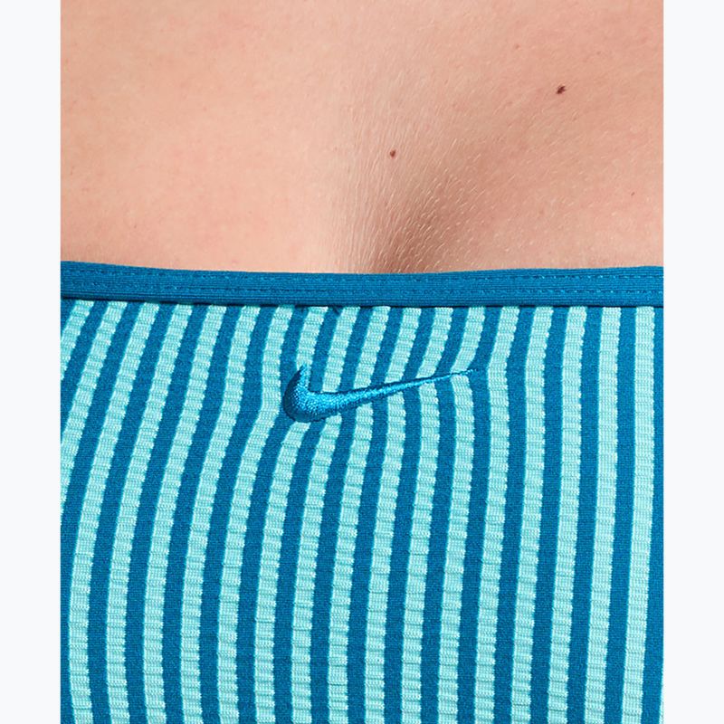 Oberteil des Badeanzugs Nike Ripple Texture Bralette Classic Bikini bleached turquoise 4