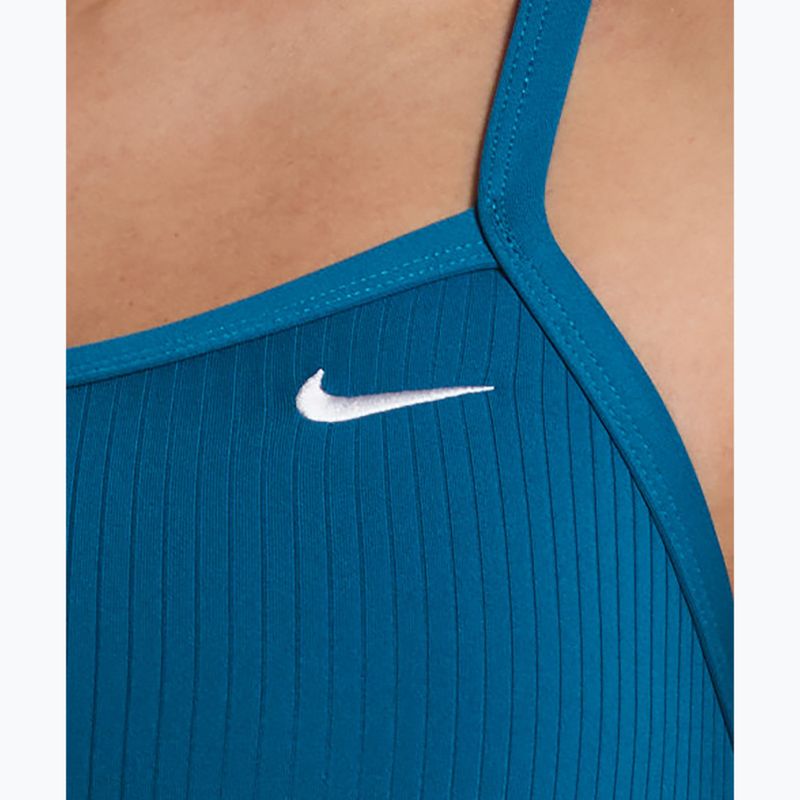 Damen Badeanzug Nike Solid Racerback green abyss 4