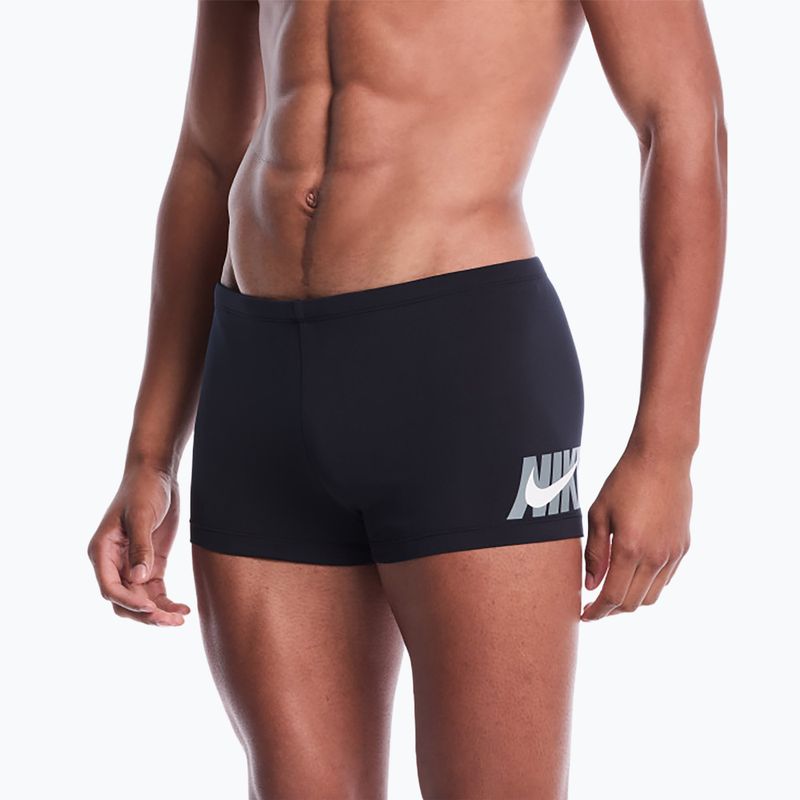 Herren-Bade-Boxershorts Nike Logo Graphic Square Leg black 4