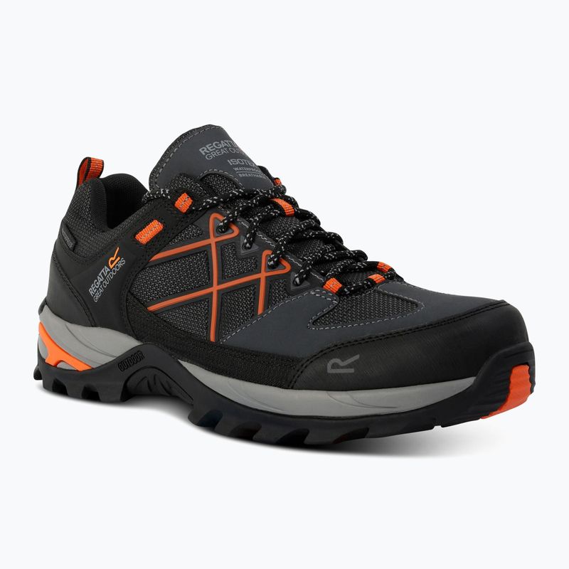 Schuhe Trekking Herren REGATTA Samaris III Low granite/blaze orange 8