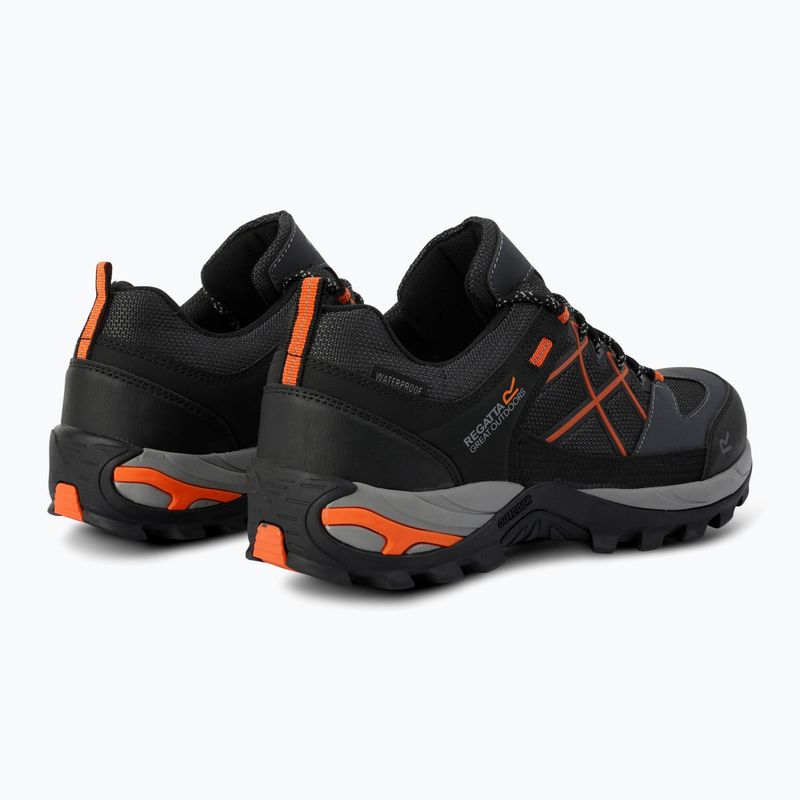 Schuhe Trekking Herren REGATTA Samaris III Low granite/blaze orange 10