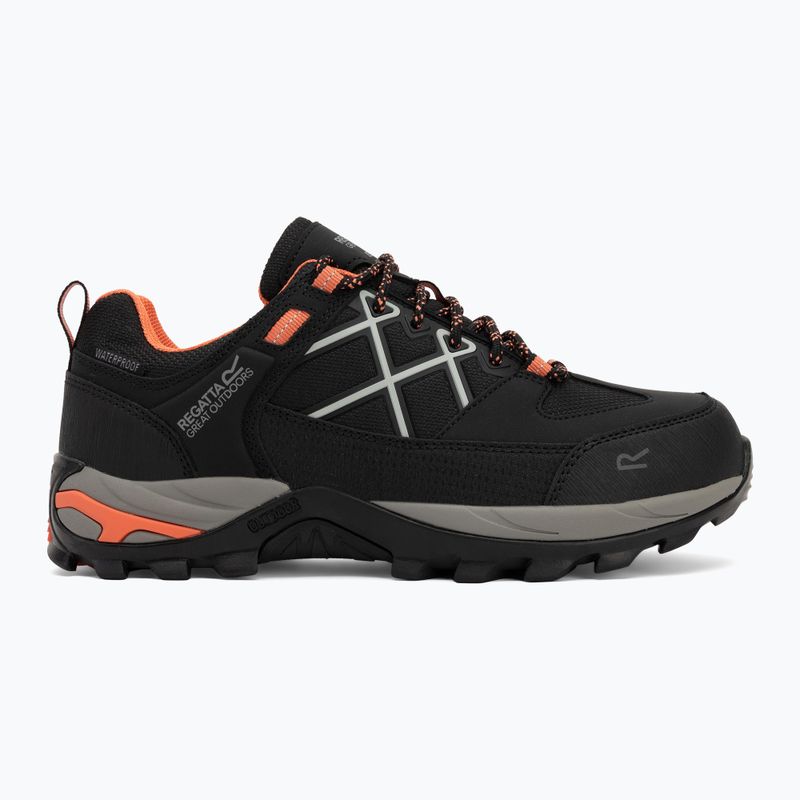 Damen-Trekkingstiefel REGATTA Samaris III Low schwarz/satsuma 2