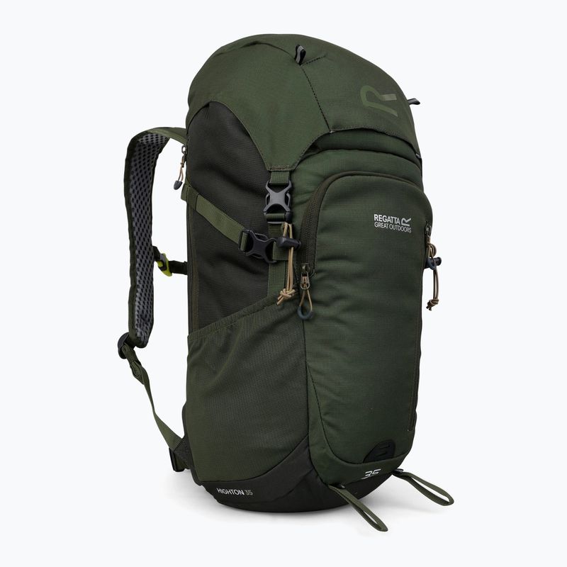 Trekking Rucksack REGATTA Highton V2 35 l dark  Khaki/four leaf clover 2