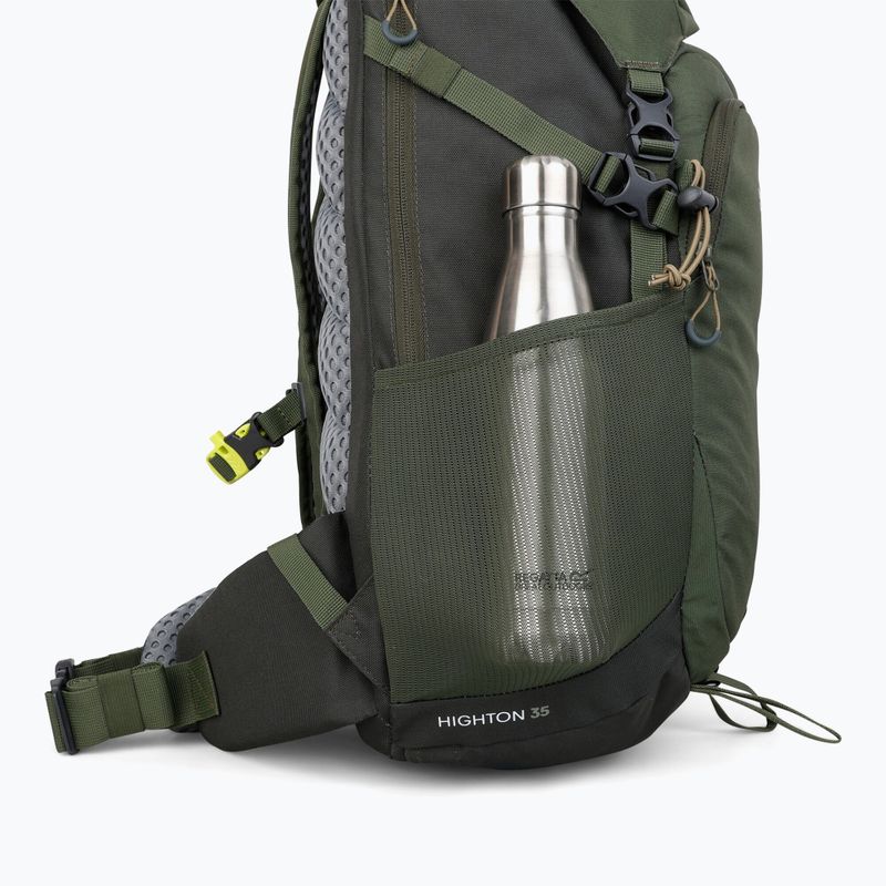 Trekking Rucksack REGATTA Highton V2 35 l dark  Khaki/four leaf clover 5