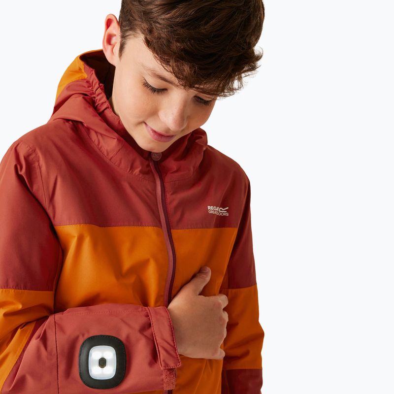 Daunenjacke Kinder REGATTA Beamz IV fox/red ochre 4