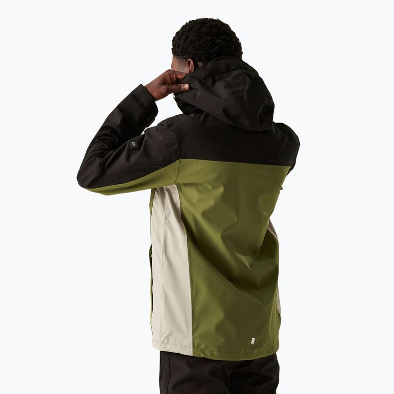 Regenjacke Herren REGATTA Birchdale nephrite green/black 3