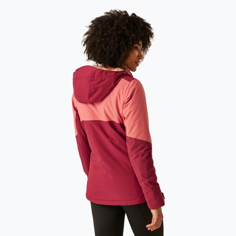 Regenjacke Damen REGATTA Kelora rumba red/mineral red 3