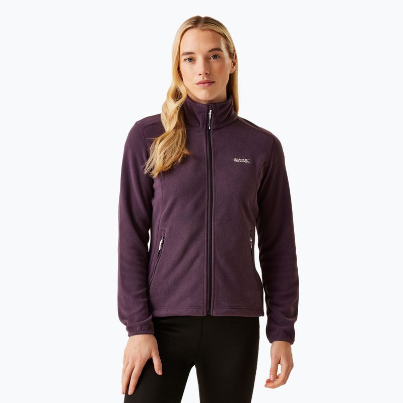 Sweatshrit Hoodie Fleece Damen REGATTA Floreo IV deep plum