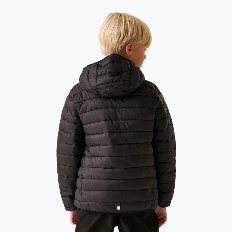 Daunenjacke Kinder REGATTA Junior Hooded Marizion black 3