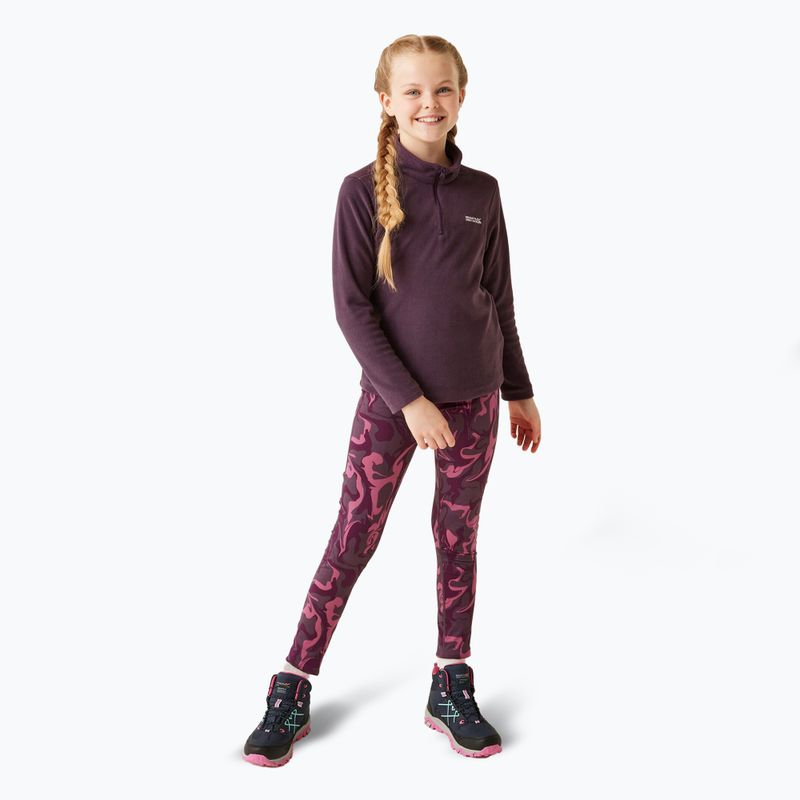 Sweatshrit Hoodie Kinder REGATTA Hot Shot II deep plum 2