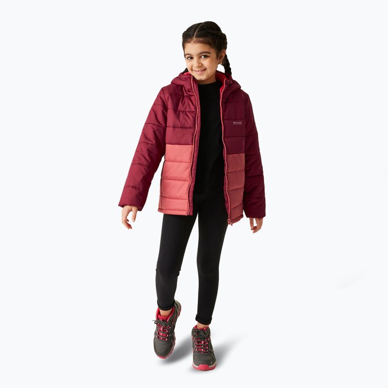 Daunenjacke Kinder REGATTA LoftHouse VIII rumba red/mineral red 2