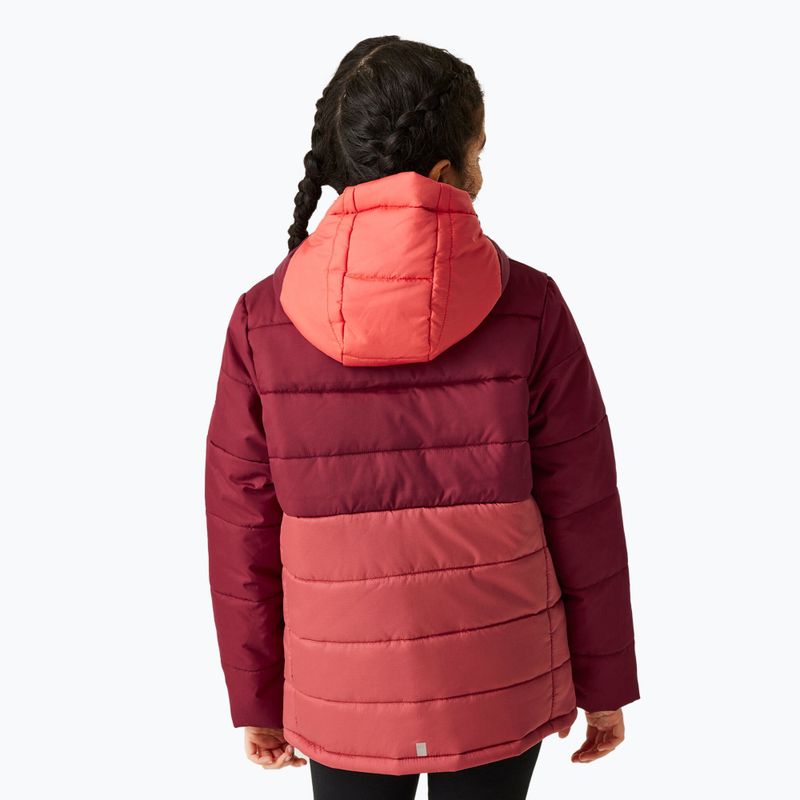 Daunenjacke Kinder REGATTA LoftHouse VIII rumba red/mineral red 3