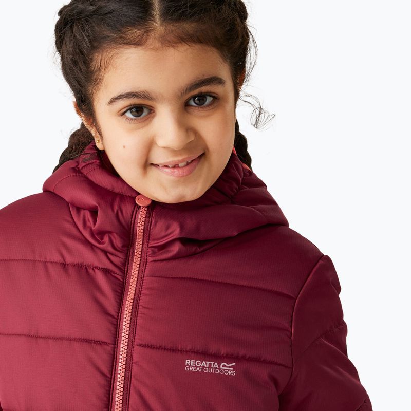 Daunenjacke Kinder REGATTA LoftHouse VIII rumba red/mineral red 5