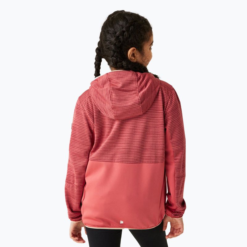 Sweatshrit Hoodie Kinder REGATTA Prenton III rumba red/mineral red 3