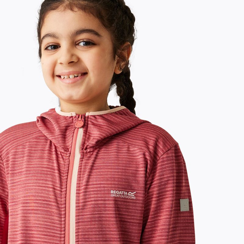 Sweatshrit Hoodie Kinder REGATTA Prenton III rumba red/mineral red 4