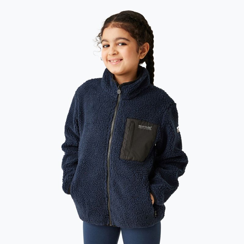 Sweatshrit Hoodie Kinder REGATTA Junior Frankie Full Zip navy