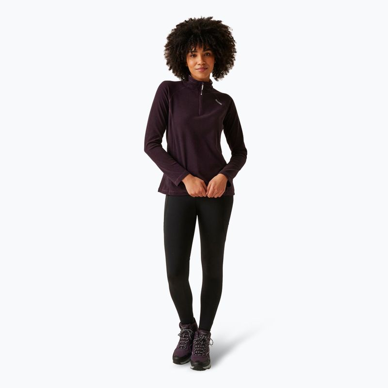 Damen Sweatshirt Hoodie Pullover REGATTA Montes deep plum/black 2