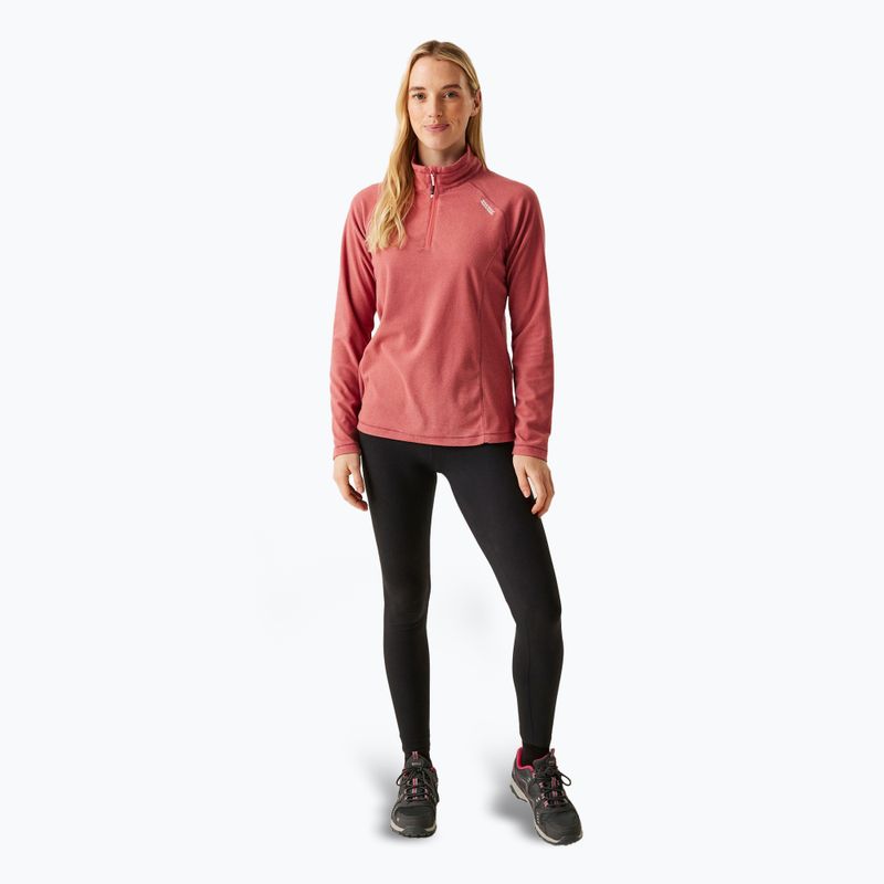 Damen Sweatshirt Hoodie Pullover REGATTA Montes mineral red/dusty Rosa 2