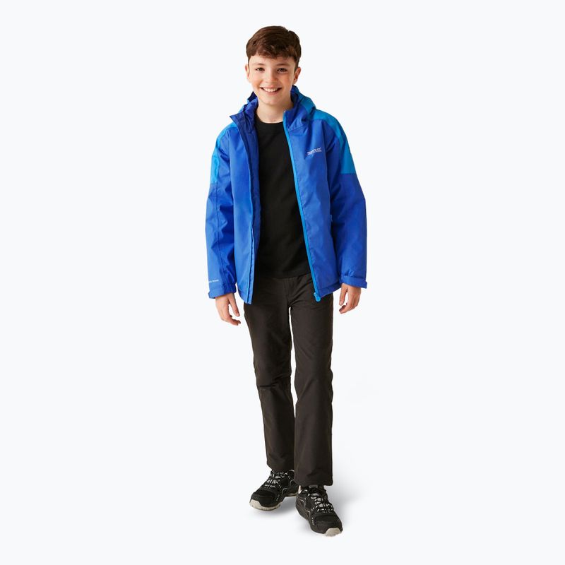 Regenjacke Kinder REGATTA Hurdle V olympian blue/hydro blue 2