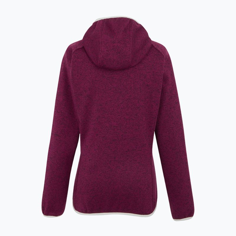 Damen-Fleece-Kapuzenpullover REGATTA Newhill II beaujolais/hell vanilla 8