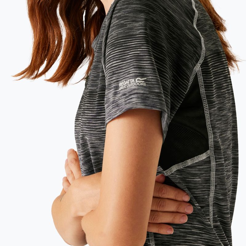 Damen-T-Shirt REGATTA Laxley II schwarz ombre 4