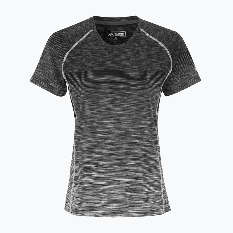 Damen-T-Shirt REGATTA Laxley II schwarz ombre 5