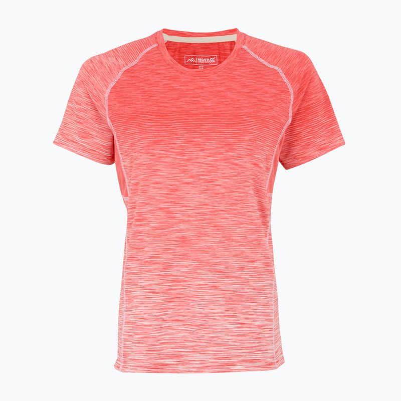 Damen REGATTA Laxley II Pfirsich Blüte ombre T-Shirt 5