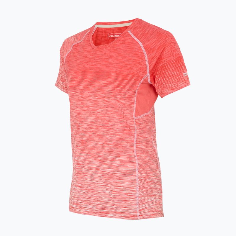 Damen REGATTA Laxley II Pfirsich Blüte ombre T-Shirt 7