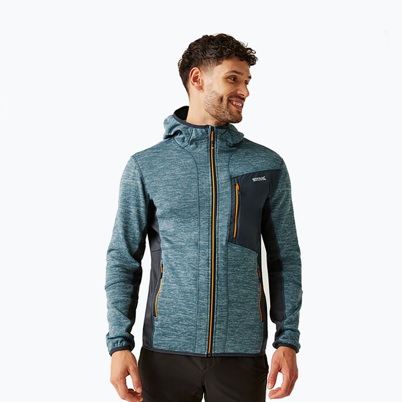 Hoodie Sweatshirt Herren REGATTA Alven stormy weather marl/ash