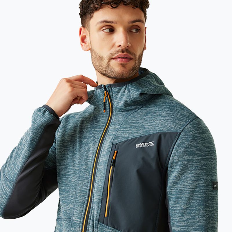 Hoodie Sweatshirt Herren REGATTA Alven stormy weather marl/ash 5
