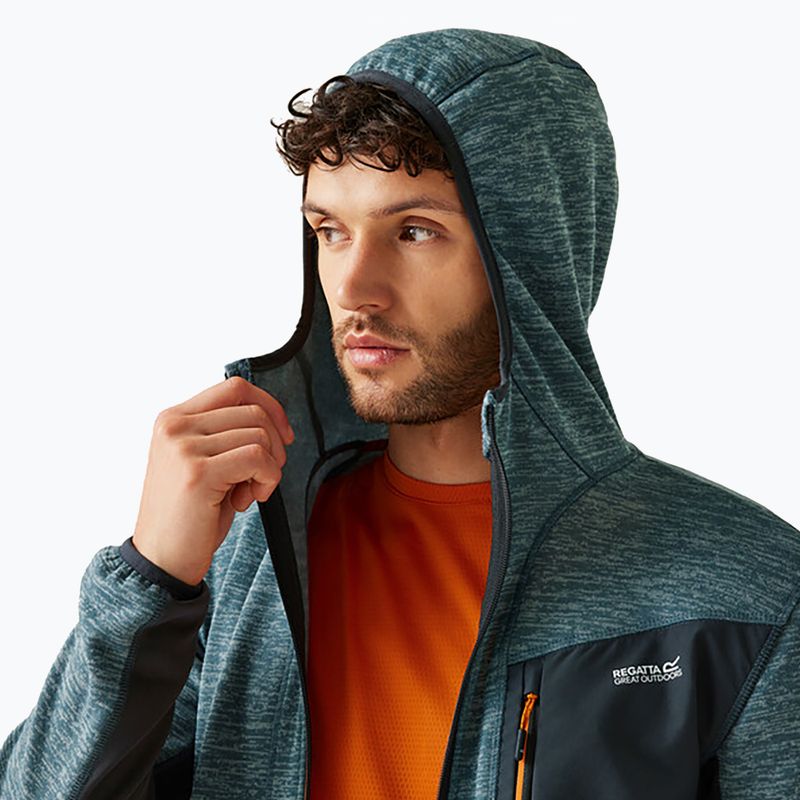 Hoodie Sweatshirt Herren REGATTA Alven stormy weather marl/ash 6