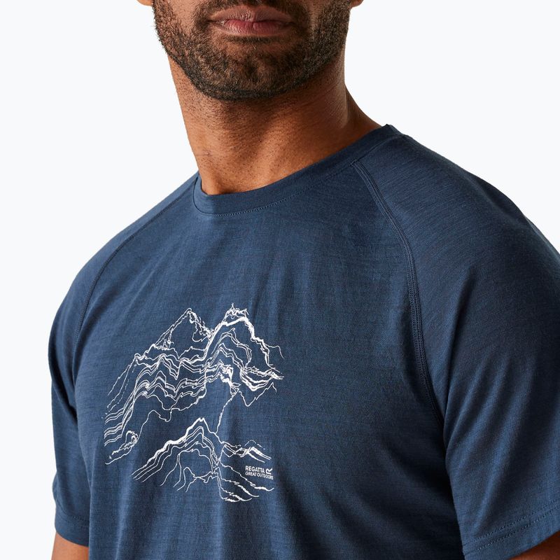 Trekking-Shirt Herren REGATTA Escade moonlight denim 4