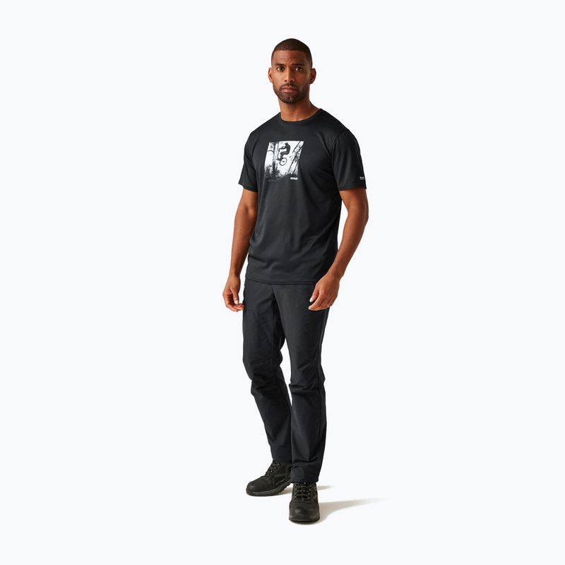 Trekking-Shirt Herren REGATTA Fingal IX black 2
