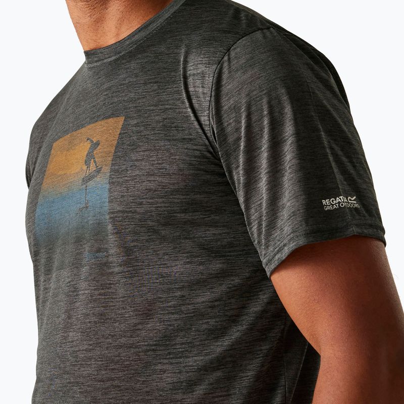 Trekking-Shirt Herren REGATTA Fingal IX ash marl 4