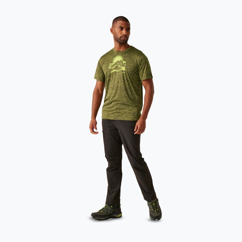 Trekking-Shirt Herren REGATTA Fingal IX nephrite green marl 2