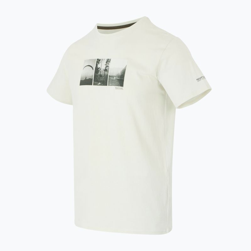 Trekking-Shirt Herren REGATTA Breezed V stone white 3