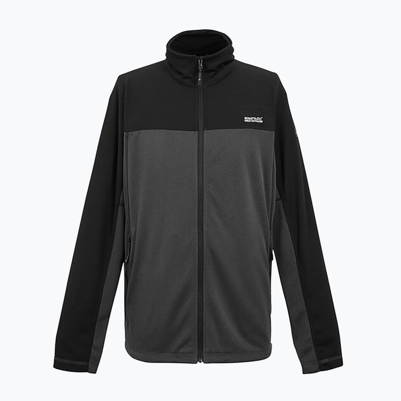 Hoodie Sweatshirt Herren REGATT Highton Full Zip Midlayer ash/black 7