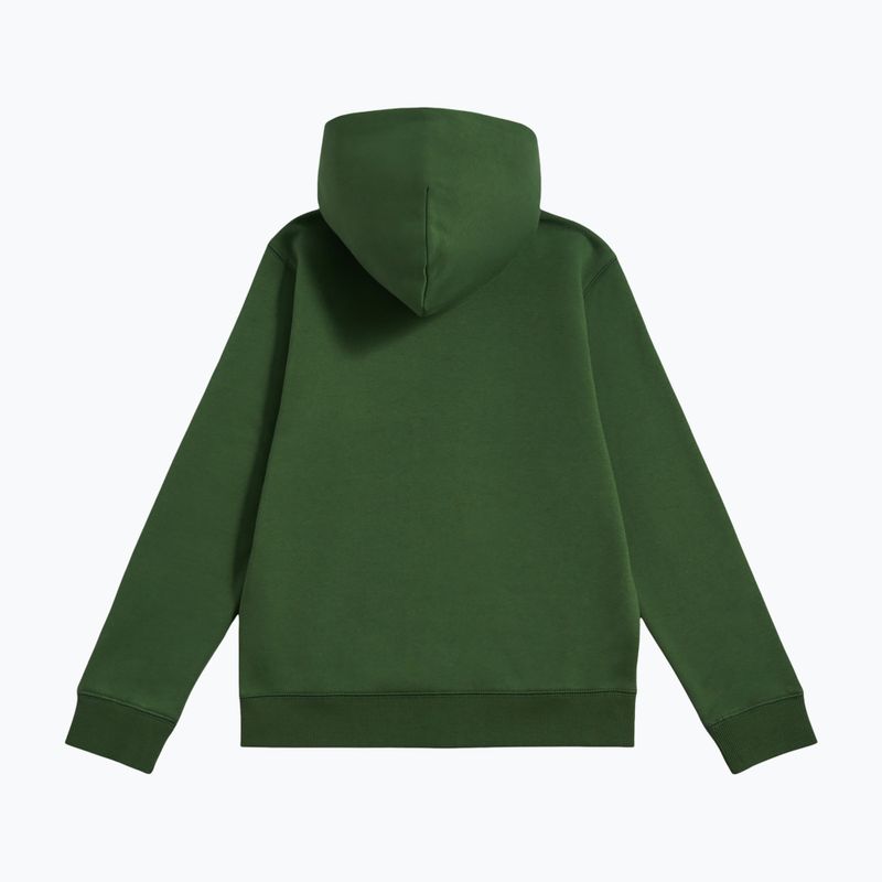 Kinder-Sweatshirt New Balance Brush Back Small Logo Full Zip Hoodie dark alpine green 2