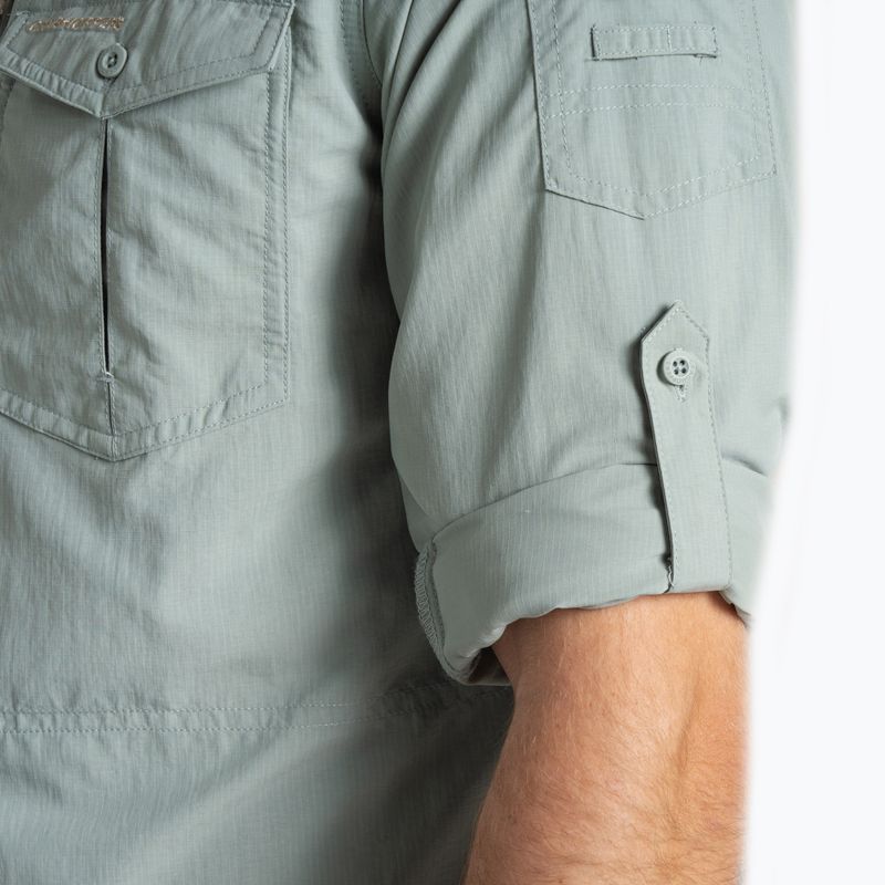 Herrenhemd Craghoppers NosiLife Adventure Long Sleeved Shirt III lichen green 6